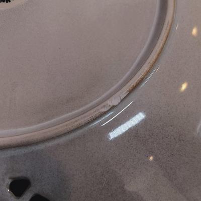 LOT 174: Le Petit Cafe Plates with Home Essentials-Style Stoneware Plates and Cups