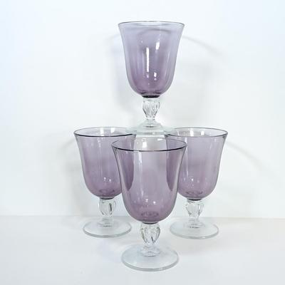 LOT 175: Collection of Purple Glassware