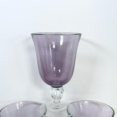 LOT 175: Collection of Purple Glassware