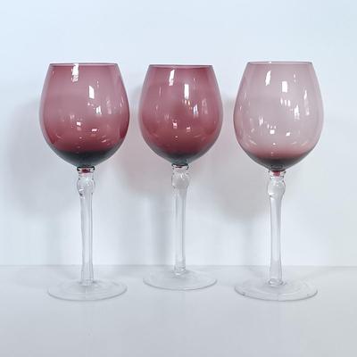 LOT 175: Collection of Purple Glassware