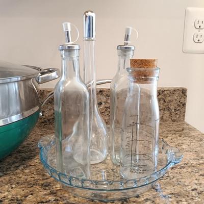 LOT 181: Simply Ming Wok and Steamer, Ravioli Plate, Corningware Le Persil & More