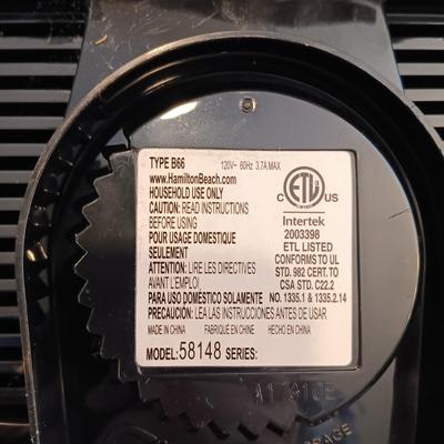 LOT 182: Hamilton Beach 12-Cup Food Processer and Multi-Function Blender, Proctor Silex 1.5 Cup Food Processor & Black + Decker Can...