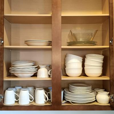 LOT 187: Collection of Dishes and Glassware from Royal Norfolk, Gibson Housewares & More