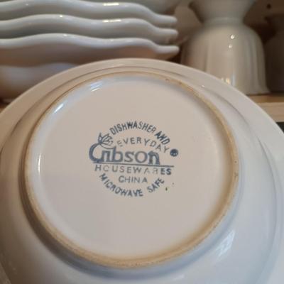 LOT 187: Collection of Dishes and Glassware from Royal Norfolk, Gibson Housewares & More