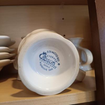 LOT 187: Collection of Dishes and Glassware from Royal Norfolk, Gibson Housewares & More