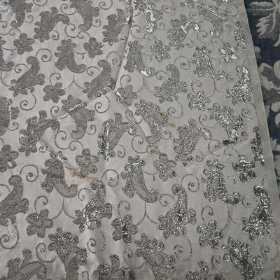 LOT 217: Collapsible Metal Plant Stand, Metal Wine Rack, Metal Basket & Textiles