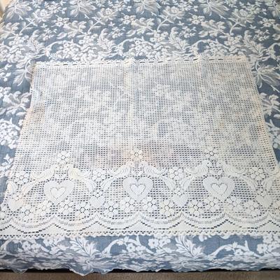 LOT 217: Collapsible Metal Plant Stand, Metal Wine Rack, Metal Basket & Textiles