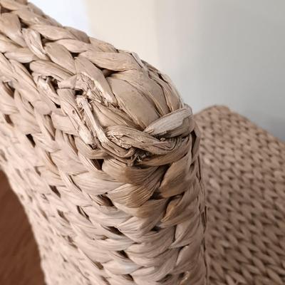 LOT 218: Pair of Rattan Bar Stools