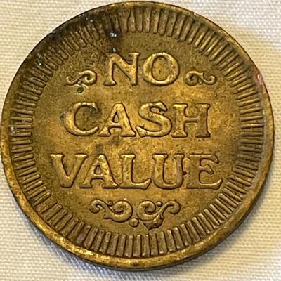 “FREEDOM” ARCADE AMUSEMENT BRASS TOKEN. 1953 LINCOLN WHEAT PENNY