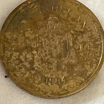 1994? AND 1981 EAST CARIBBEAN FIVE CENT COIN