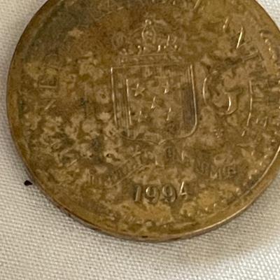 1994? AND 1981 EAST CARIBBEAN FIVE CENT COIN