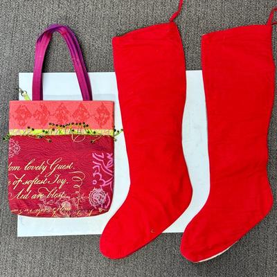 Sale Photo Thumbnail #220: Christmas Stockings, Christmas Bag.