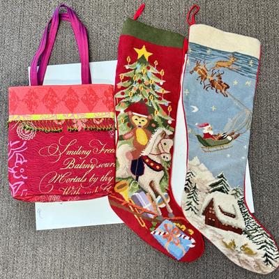 Sale Photo Thumbnail #218: Christmas Stockings, Christmas Bag.