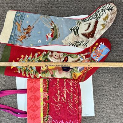 Sale Photo Thumbnail #219: Christmas Stockings, Christmas Bag.