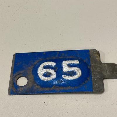 Motorcycle license plate