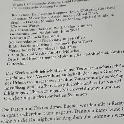 3 German hardcover books