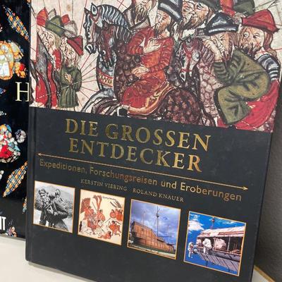 3 German hardcover books