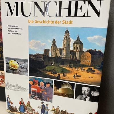 3 German hardcover books