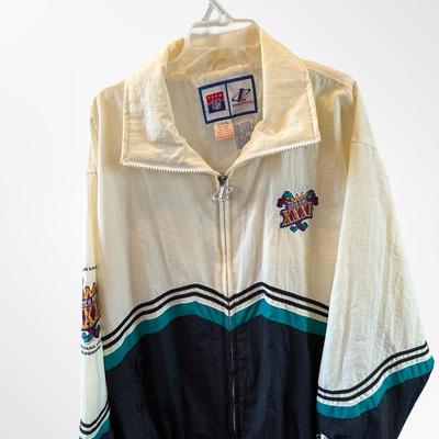 Vintage Super Bowl XXXI Windbreaker Jacket, New Orleans, 1997