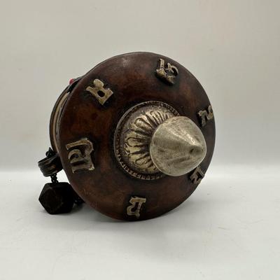 Vintage Tibetan-Style Prayer Wheel