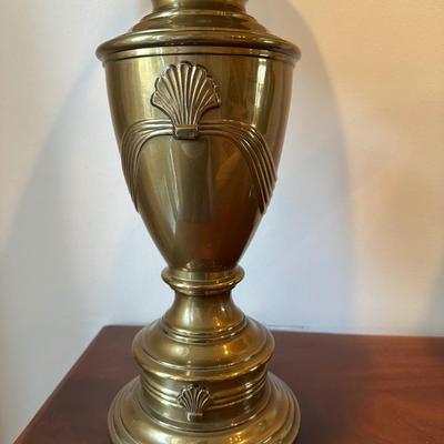 Pair of Brass-Style Table Lamps