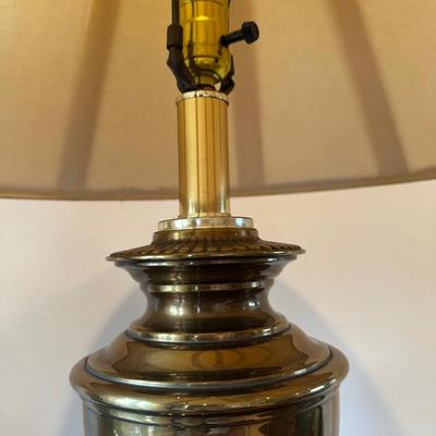 Pair of Brass-Style Table Lamps
