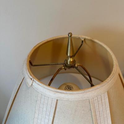 Pair of Brass-Style Table Lamps
