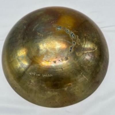 Large Chinese Brass Bowl 9"-local pickup and shipping available