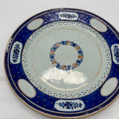 Chinese Export Porcelain Plate-local pickup and shipping available