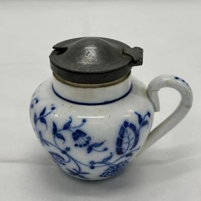 Small Vintage Porcelain Jar-local pickup and shipping available