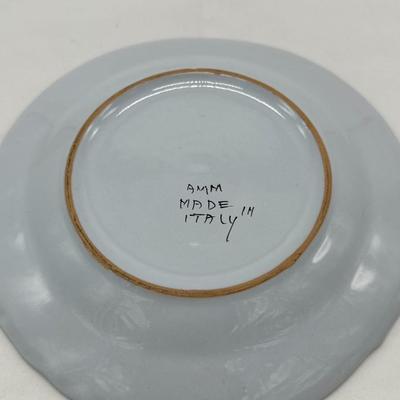 Pair of MORELLI FAENZA Handmade plates-8" local pickup and shipping available