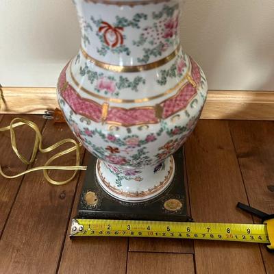 Chinese Export Porcelain Lamp-local pickup and shipping available