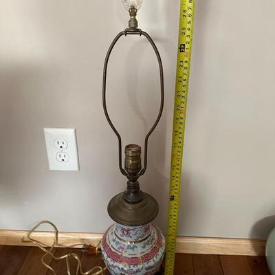Chinese Export Porcelain Lamp-local pickup and shipping available