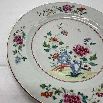 Chinese Export Porcelain Plate 9"-local pickup and shipping available