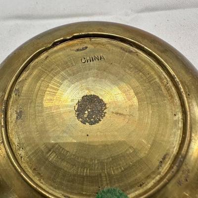 Chinese Brass Dish