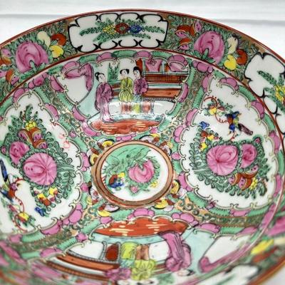 Large chinese punch bowl