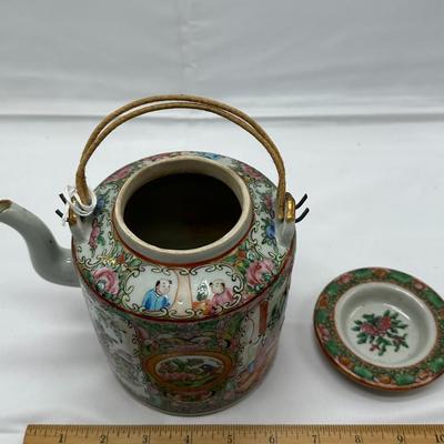Chinese Famillial Rose Teapot