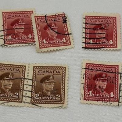 1942 Canada Vintage Stamps