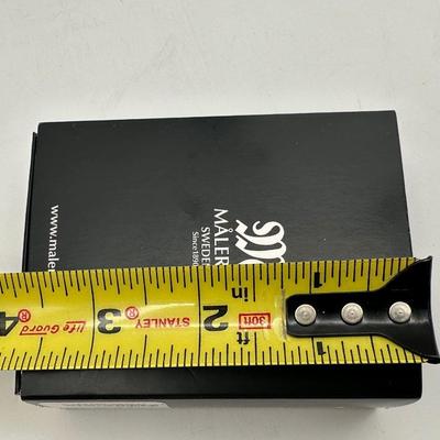 Målerås Sweden Crystal Sculpture – “Miniature Moose” w/ Box