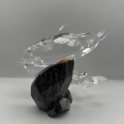 Swarovski Crystal Figurines Dolphins Soulmates