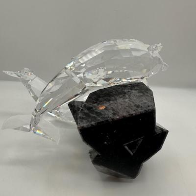 Swarovski Crystal Figurines Dolphins Soulmates