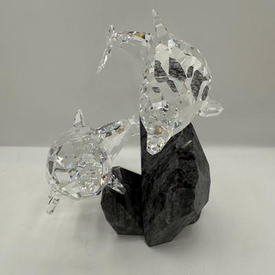 Swarovski Crystal Figurines Dolphins Soulmates