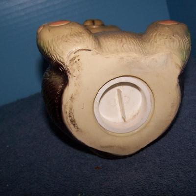 LOT 168 GREAT VINTAGE RUBBER CATS BANK & TOY