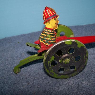 LOT 169 SUPER VINTAGE LEVER ACTION TIN CANNON