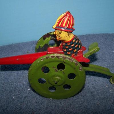 LOT 169 SUPER VINTAGE LEVER ACTION TIN CANNON