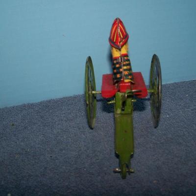 LOT 169 SUPER VINTAGE LEVER ACTION TIN CANNON