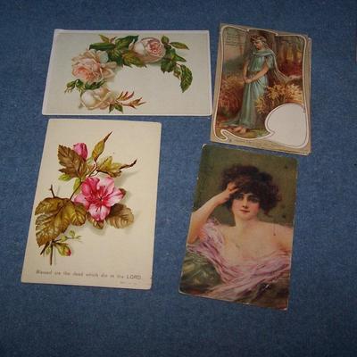 LOT 176 GREAT VINTAGE POSTCARDS-CHRISTMAS/THANKSGIVING MISC PICS