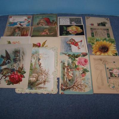 LOT 176 GREAT VINTAGE POSTCARDS-CHRISTMAS/THANKSGIVING MISC PICS