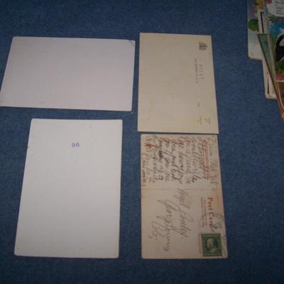 LOT 176 GREAT VINTAGE POSTCARDS-CHRISTMAS/THANKSGIVING MISC PICS