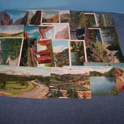 LOT 177 GREAT VINTAGE POSTCARDS-RAILROADS & COLORADO